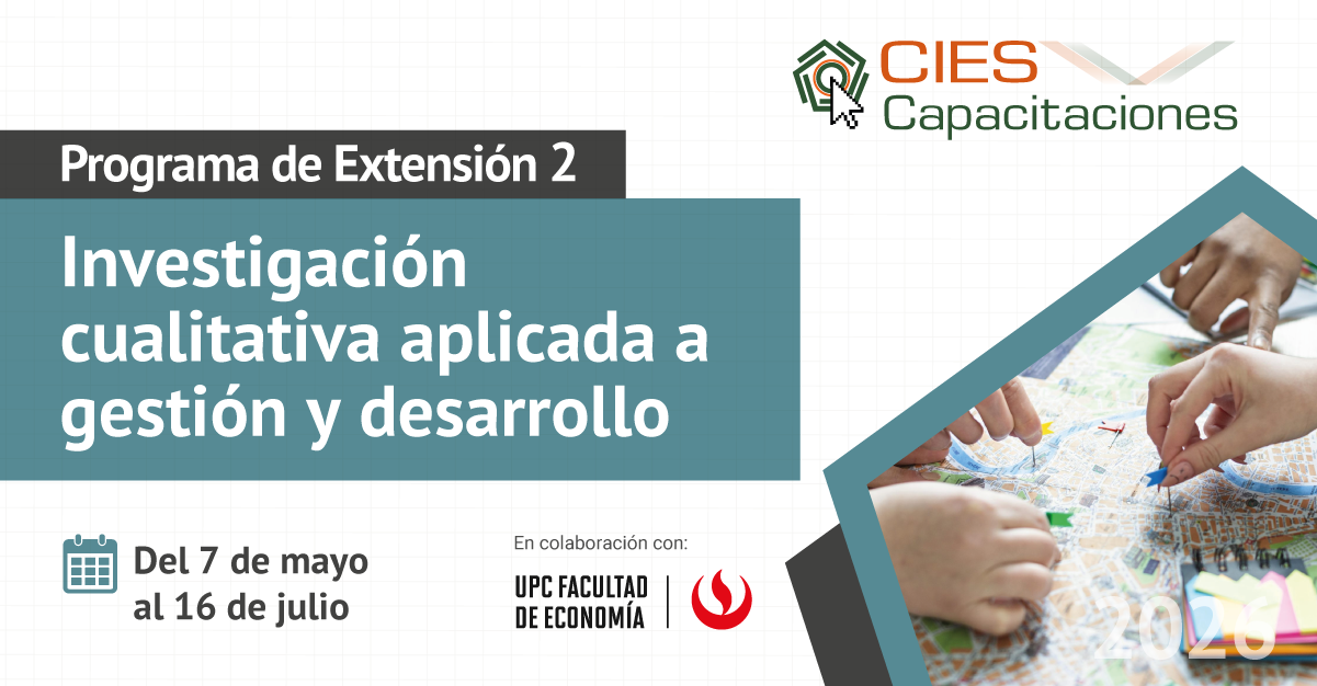 Programa de extensión: Investigación Cualitativa Aplicada a Gestión y Desarrollo